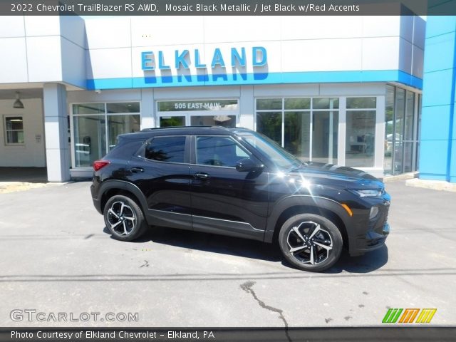 2022 Chevrolet TrailBlazer RS AWD in Mosaic Black Metallic