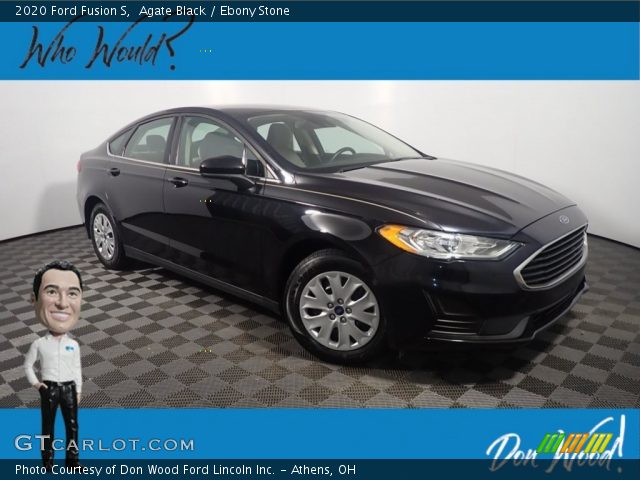 2020 Ford Fusion S in Agate Black