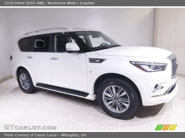 2018 Infiniti QX80 AWD in Moonstone White