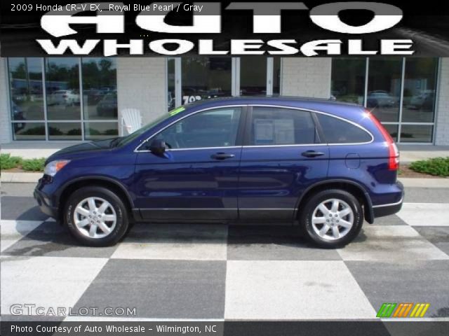 2009 Honda cr v royal blue pearl #7