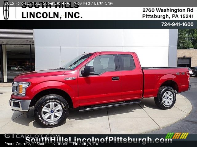 2019 Ford F150 XLT SuperCab 4x4 in Ruby Red