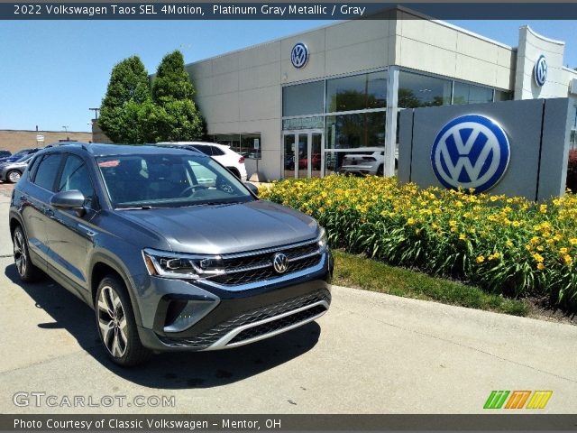 2022 Volkswagen Taos SEL 4Motion in Platinum Gray Metallic