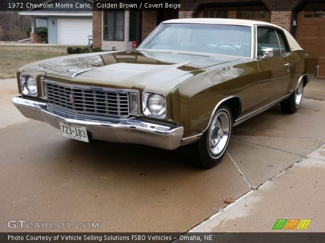 1972 Chevrolet Monte Carlo  in Golden Brown