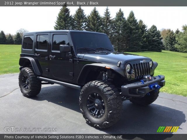 2012 Jeep Wrangler Unlimited Sport 4x4 in Black