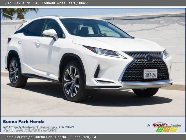 2020 Lexus RX 350 in Eminent White Pearl