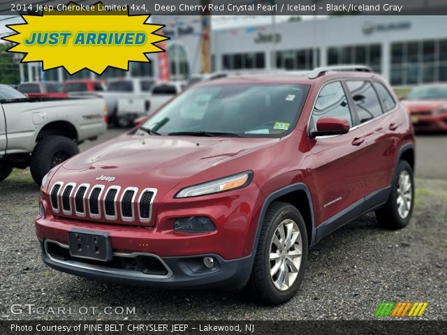 2014 Jeep Cherokee Limited 4x4 in Deep Cherry Red Crystal Pearl