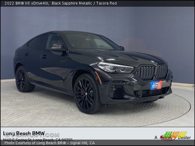 2022 BMW X6 xDrive40i in Black Sapphire Metallic