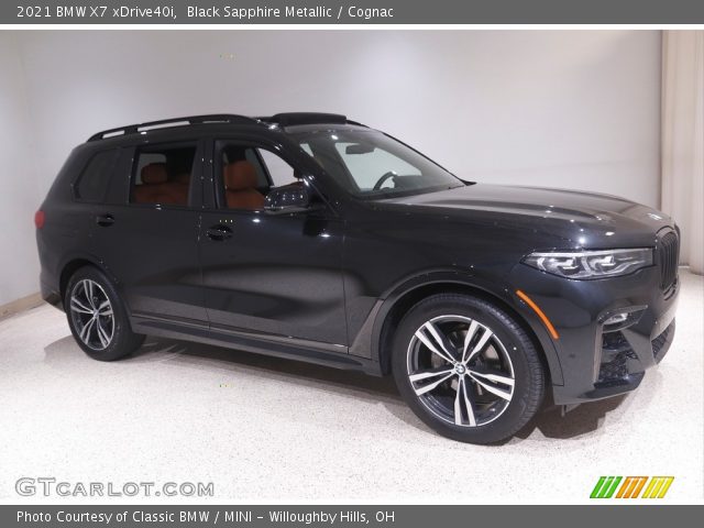 2021 BMW X7 xDrive40i in Black Sapphire Metallic