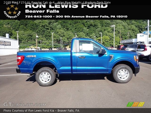 2022 Ford F150 XL Regular Cab 4x4 in Atlas Blue Metallic
