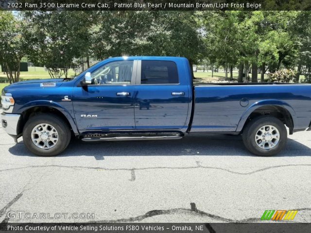2022 Ram 3500 Laramie Crew Cab in Patriot Blue Pearl