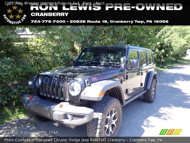 2021 Jeep Wrangler Unlimited Rubicon 4x4 in Black