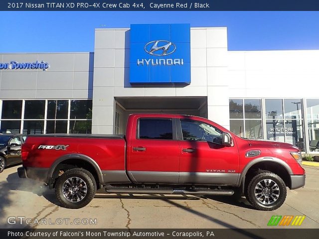 2017 Nissan TITAN XD PRO-4X Crew Cab 4x4 in Cayenne Red
