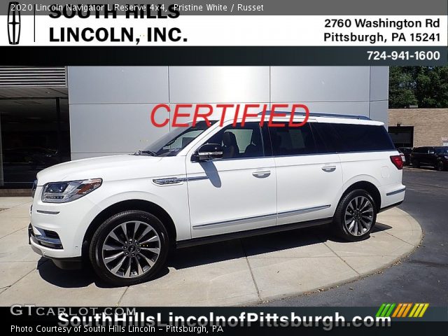 2020 Lincoln Navigator L Reserve 4x4 in Pristine White