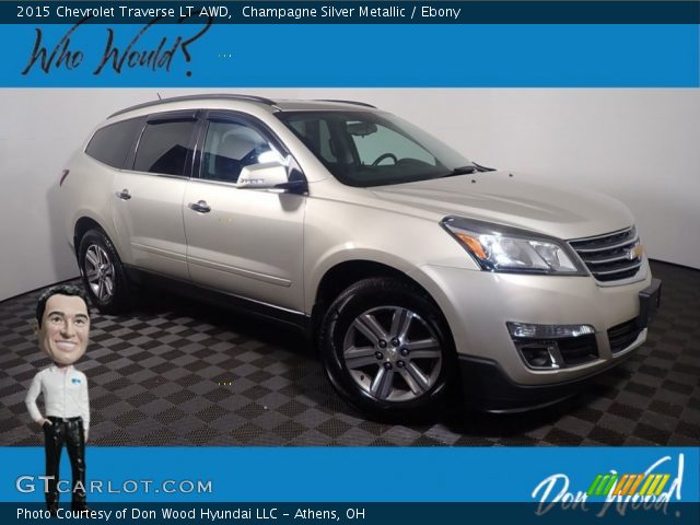 2015 Chevrolet Traverse LT AWD in Champagne Silver Metallic