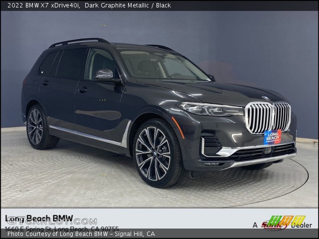 2022 BMW X7 xDrive40i in Dark Graphite Metallic