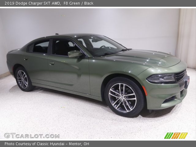 2019 Dodge Charger SXT AWD in F8 Green