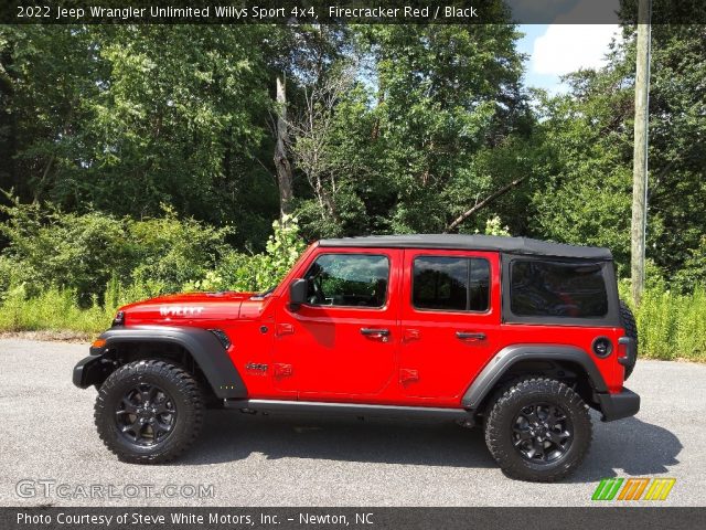 2022 Jeep Wrangler Unlimited Willys Sport 4x4 in Firecracker Red