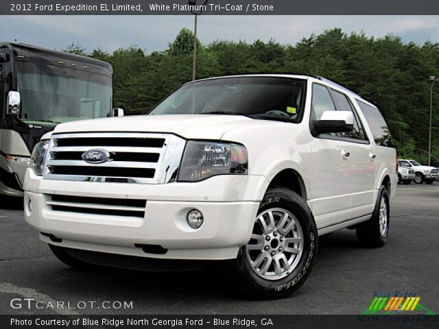 2012 Ford Expedition EL Limited in White Platinum Tri-Coat