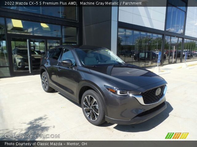 2022 Mazda CX-5 S Premium Plus AWD in Machine Gray Metallic