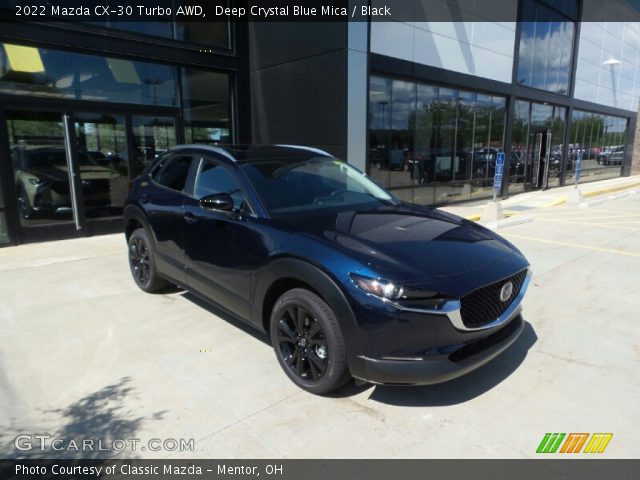 2022 Mazda CX-30 Turbo AWD in Deep Crystal Blue Mica