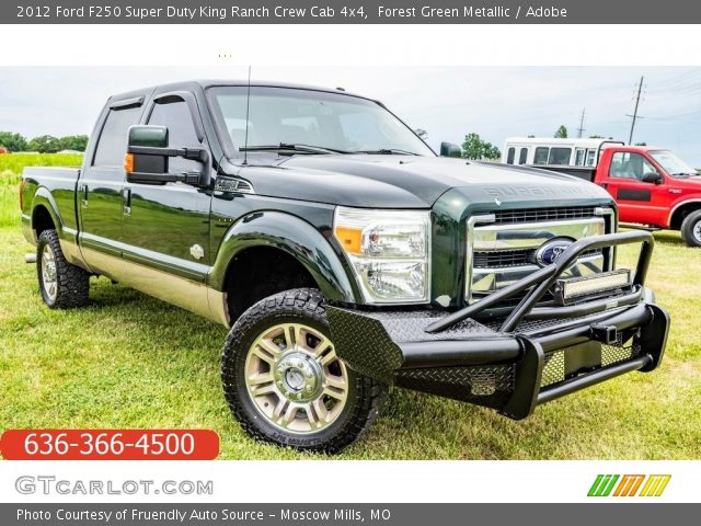 2012 Ford F250 Super Duty King Ranch Crew Cab 4x4 in Forest Green Metallic