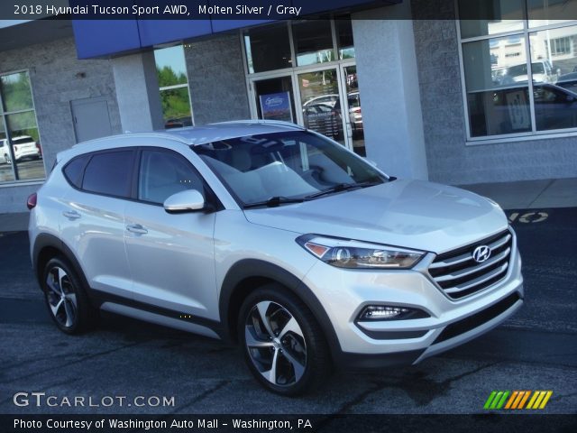 2018 Hyundai Tucson Sport AWD in Molten Silver