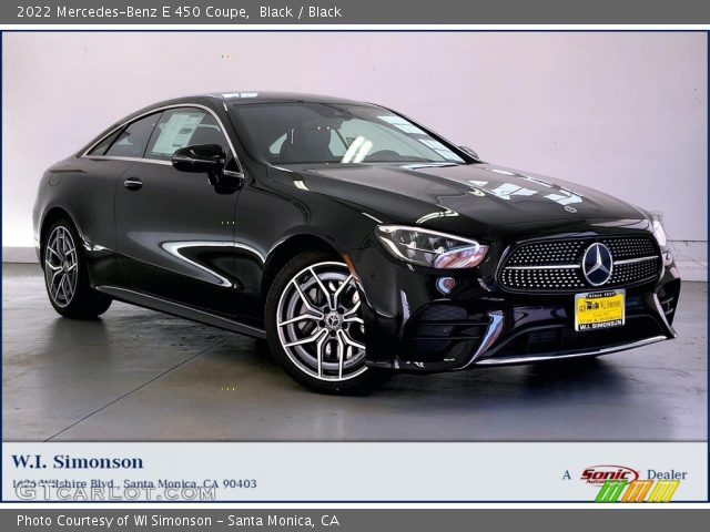 2022 Mercedes-Benz E 450 Coupe in Black