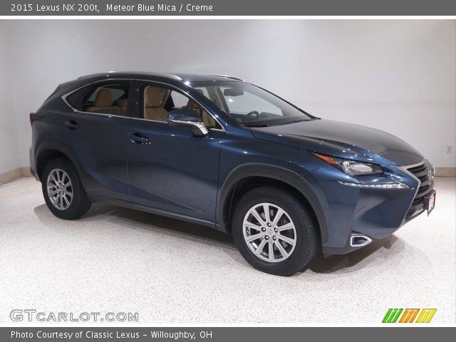 2015 Lexus NX 200t in Meteor Blue Mica