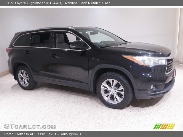 2015 Toyota Highlander XLE AWD in Attitude Black Metallic