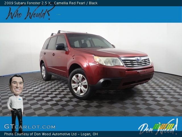 2009 Subaru Forester 2.5 X in Camellia Red Pearl