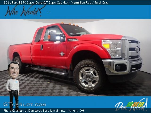 2011 Ford F250 Super Duty XLT SuperCab 4x4 in Vermillion Red