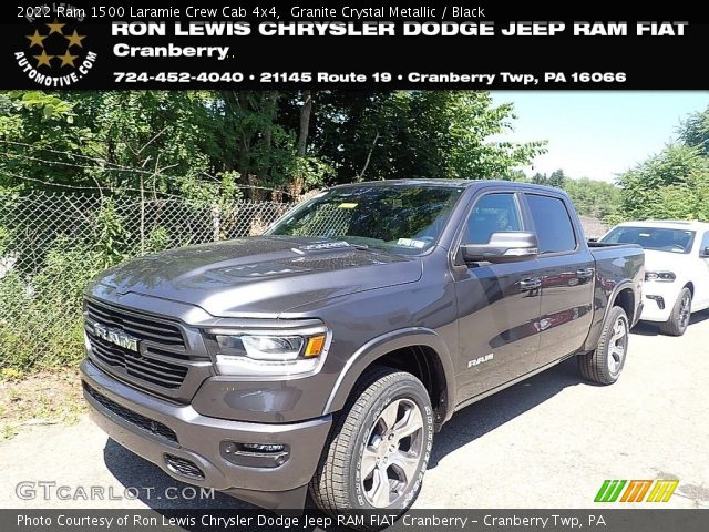 2022 Ram 1500 Laramie Crew Cab 4x4 in Granite Crystal Metallic