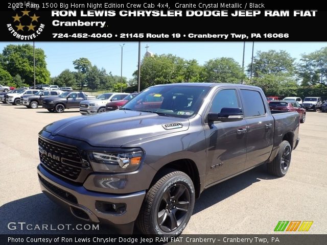 2022 Ram 1500 Big Horn Night Edition Crew Cab 4x4 in Granite Crystal Metallic