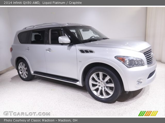 2014 Infiniti QX80 AWD in Liquid Platinum