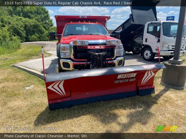 2016 Ford F550 Super Duty XL Regular Cab Chassis 4x4 in Race Red