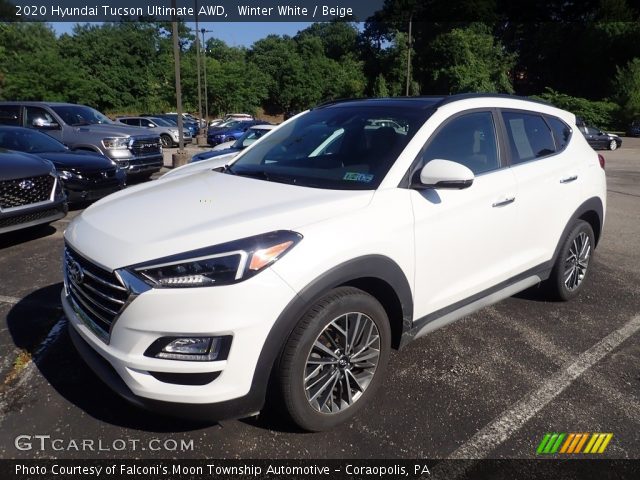 2020 Hyundai Tucson Ultimate AWD in Winter White