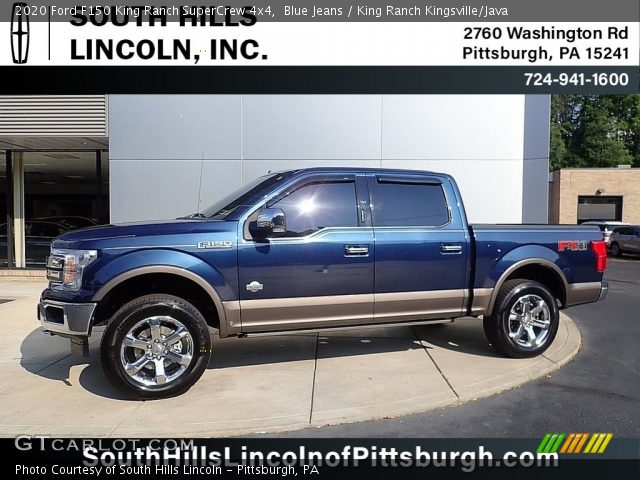 2020 Ford F150 King Ranch SuperCrew 4x4 in Blue Jeans