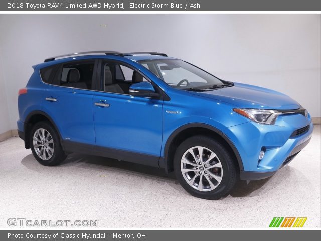 2018 Toyota RAV4 Limited AWD Hybrid in Electric Storm Blue