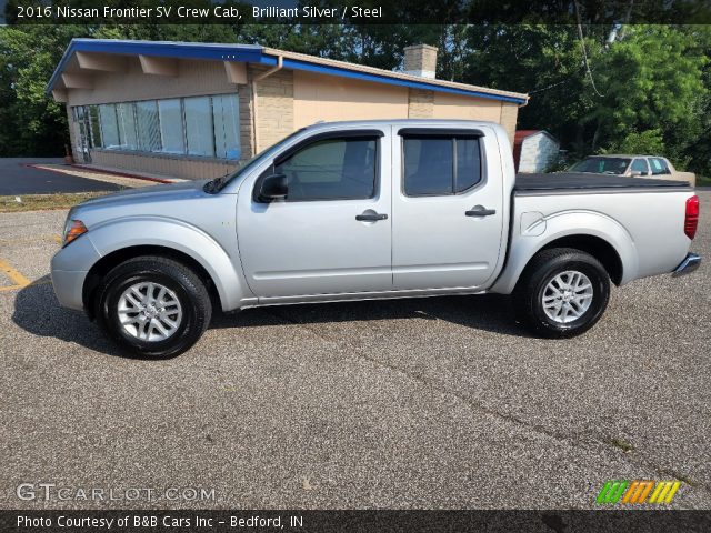 2016 Nissan Frontier SV Crew Cab in Brilliant Silver