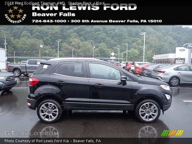 2022 Ford EcoSport Titanium 4WD in Shadow Black