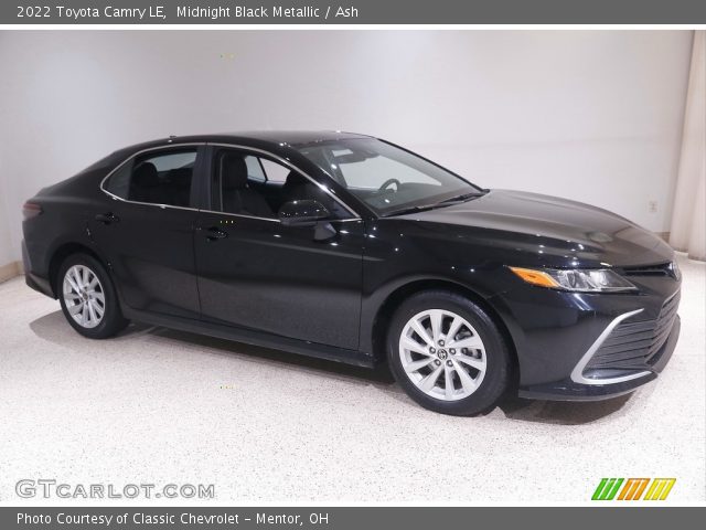 2022 Toyota Camry LE in Midnight Black Metallic