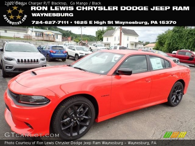 2022 Dodge Charger R/T Blacktop in Go Mango