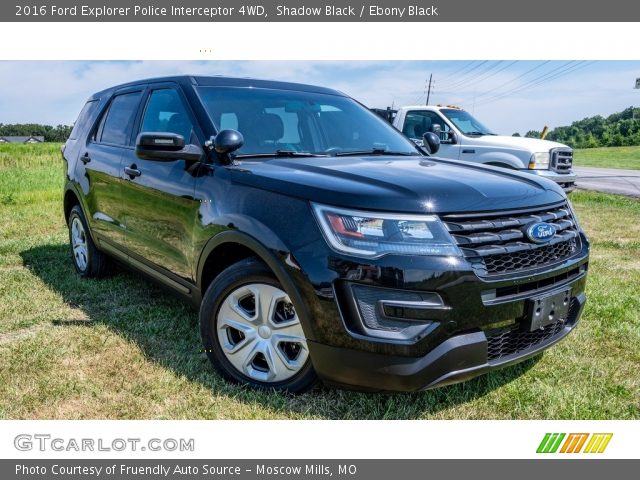 2016 Ford Explorer Police Interceptor 4WD in Shadow Black