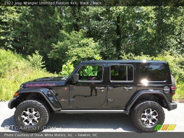 2022 Jeep Wrangler Unlimited Rubicon 4x4 in Black