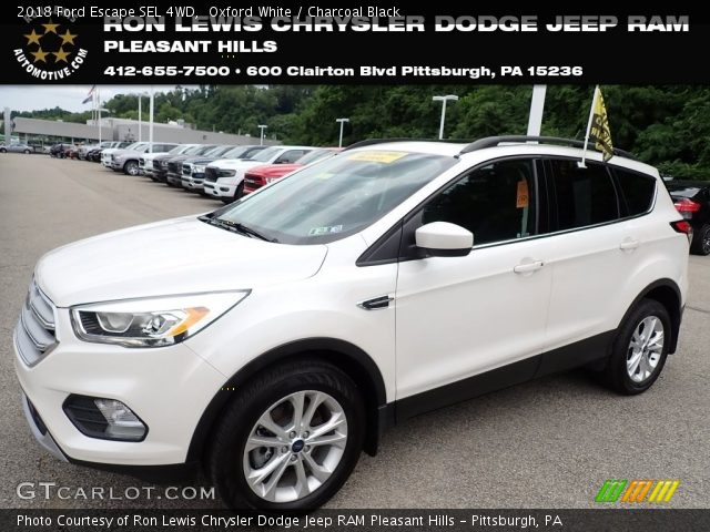 2018 Ford Escape SEL 4WD in Oxford White