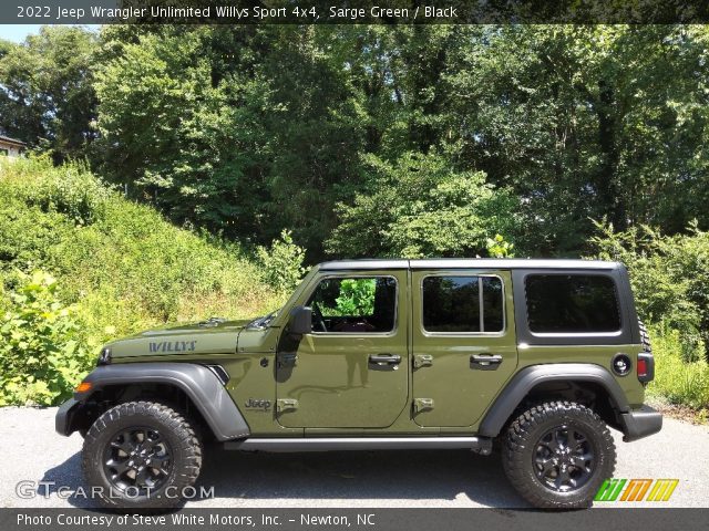 2022 Jeep Wrangler Unlimited Willys Sport 4x4 in Sarge Green