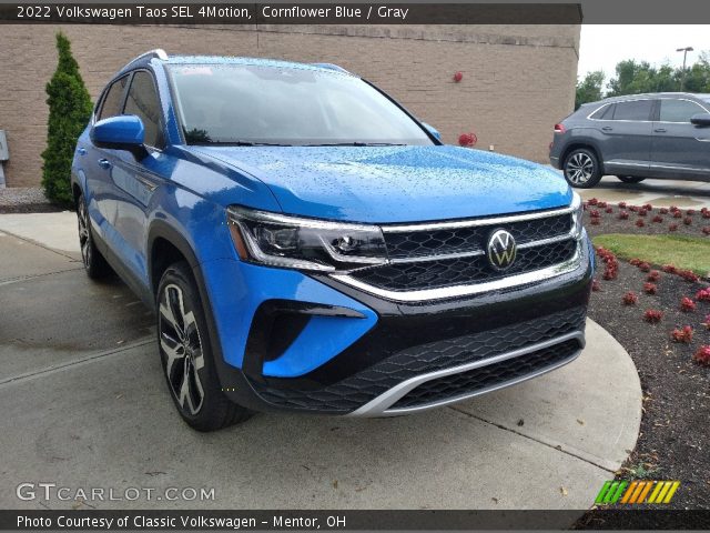 2022 Volkswagen Taos SEL 4Motion in Cornflower Blue
