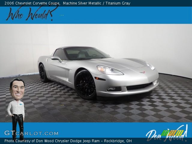 2006 Chevrolet Corvette Coupe in Machine Silver Metallic