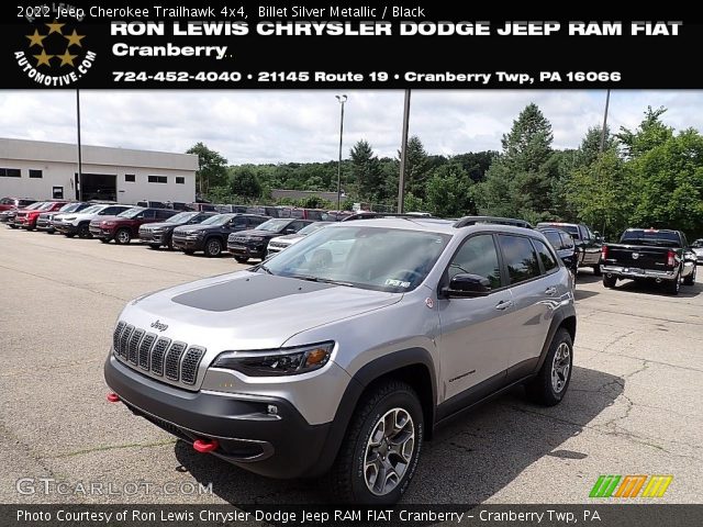 2022 Jeep Cherokee Trailhawk 4x4 in Billet Silver Metallic