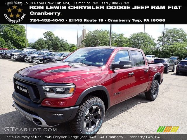 2022 Ram 1500 Rebel Crew Cab 4x4 in Delmonico Red Pearl